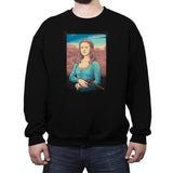 The Mystery of Dolores' Smile - Crew Neck Sweatshirt Crew Neck Sweatshirt RIPT Apparel