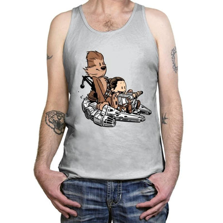 The New Pilot - Tanktop Tanktop RIPT Apparel X-Small / Silver