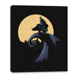 The Night Over - Canvas Wraps Canvas Wraps RIPT Apparel 16x20 / Black