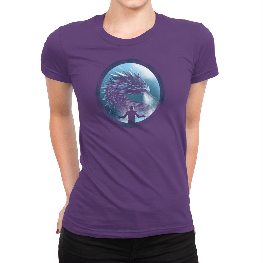 The Night's Dragon - Game of Shirts - Womens Premium T-Shirts RIPT Apparel