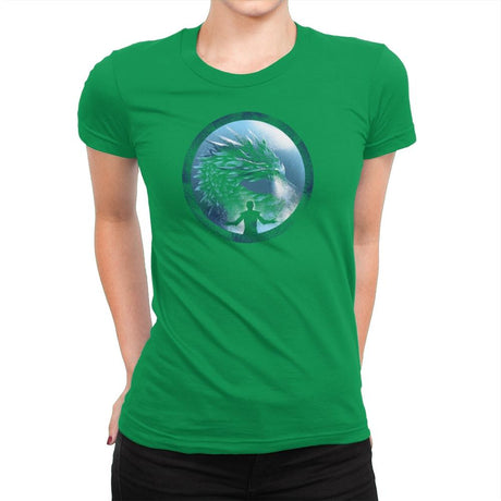 The Night's Dragon - Game of Shirts - Womens Premium T-Shirts RIPT Apparel Small / Kelly Green