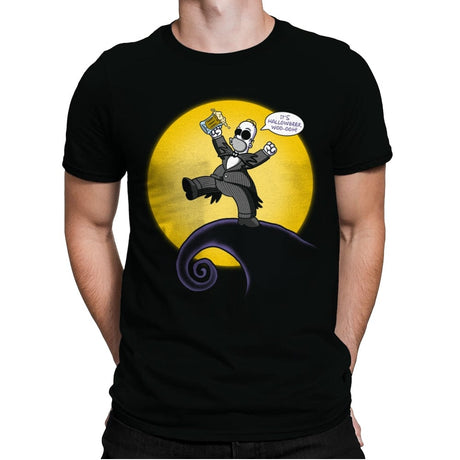 The Nightmare Before Beermas - Mens Premium T-Shirts RIPT Apparel Small / Black