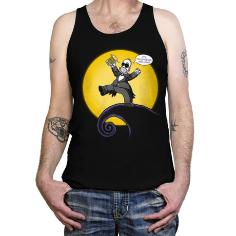 The Nightmare Before Beermas - Tanktop Tanktop RIPT Apparel X-Small / Black