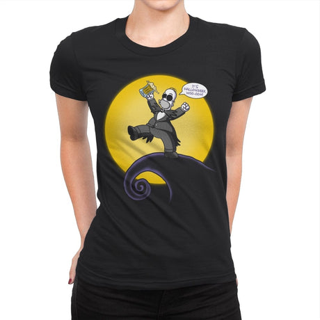 The Nightmare Before Beermas - Womens Premium T-Shirts RIPT Apparel Small / Black