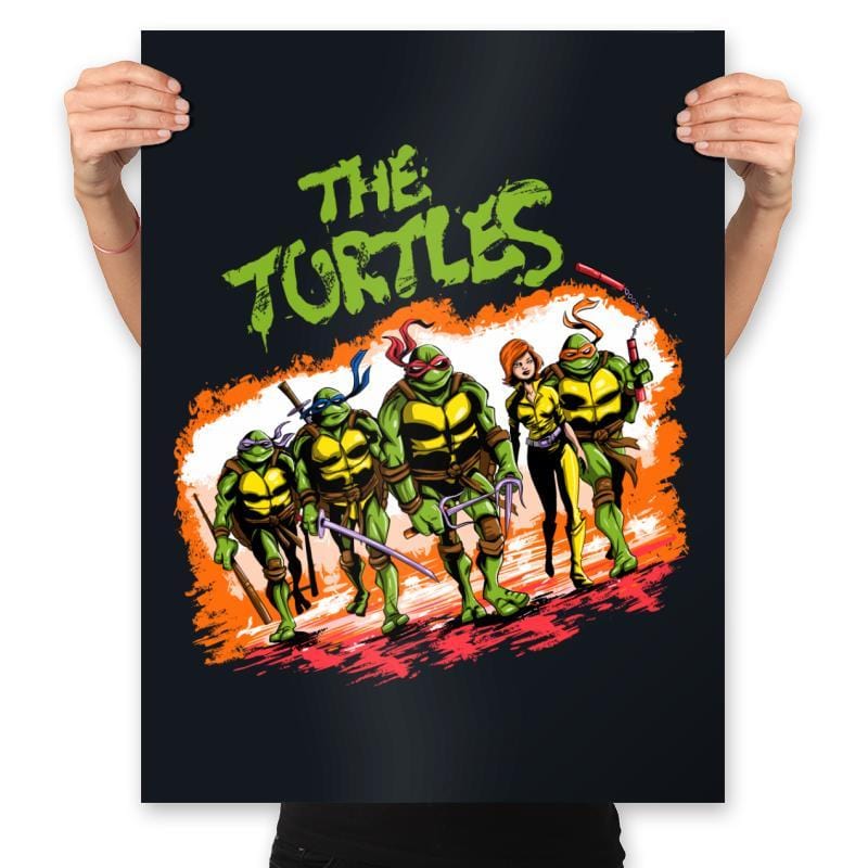 The Ninja Warriors - Prints Posters RIPT Apparel 18x24 / Black