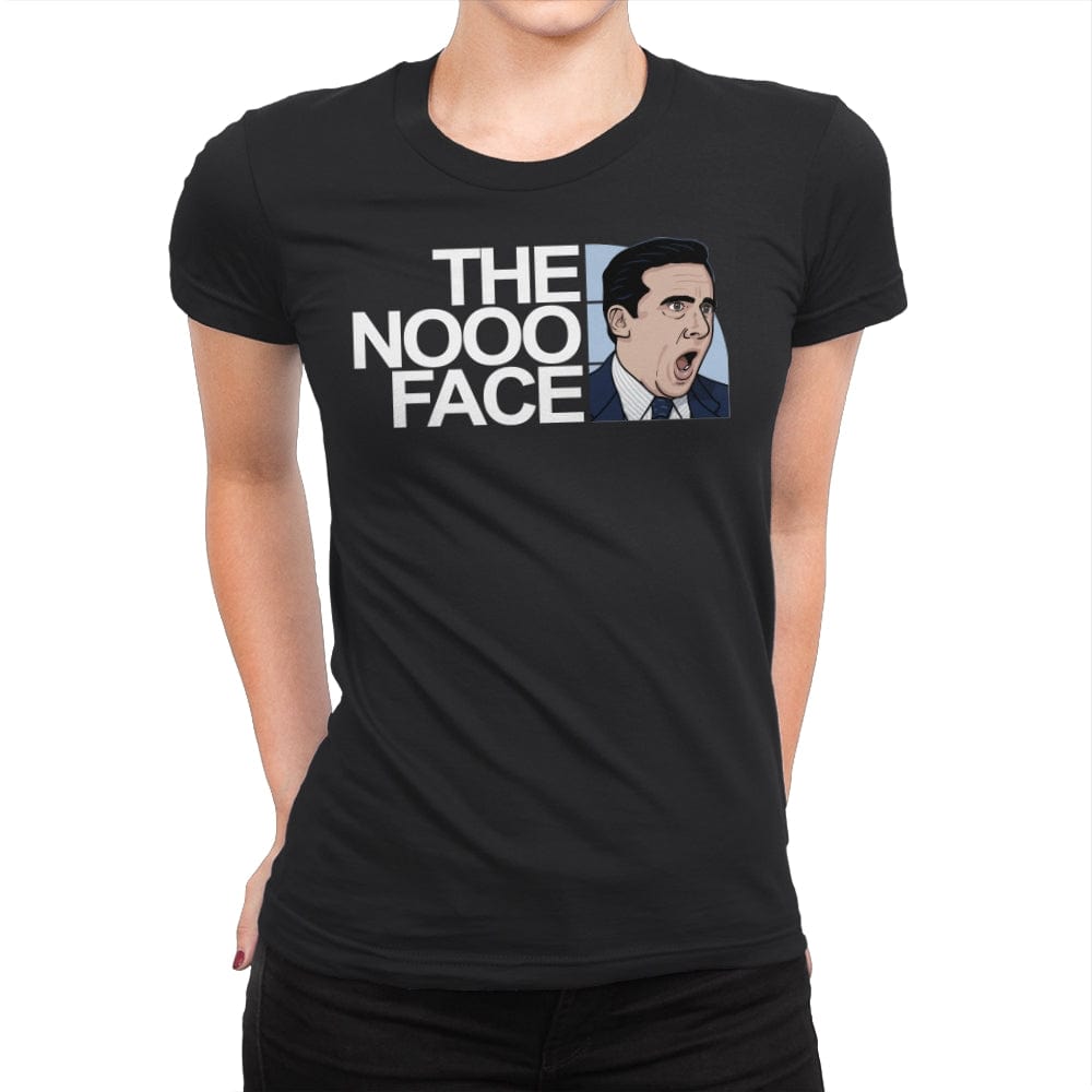 The Nooo Face! - Womens Premium T-Shirts RIPT Apparel Small / Black