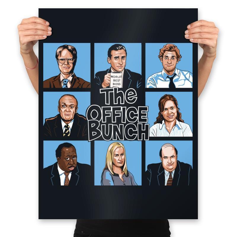 The Office Bunch - Prints Posters RIPT Apparel 18x24 / Black