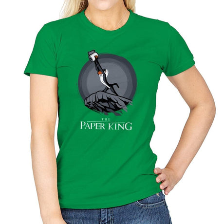 The Paper King - Womens T-Shirts RIPT Apparel Small / Irish Green