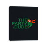 The Party Dude - Canvas Wraps Canvas Wraps RIPT Apparel 11x14 / Black