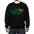 The Party Dude - Crew Neck Sweatshirt Crew Neck Sweatshirt RIPT Apparel Small / Black