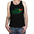 The Party Dude - Tanktop Tanktop RIPT Apparel X-Small / Black