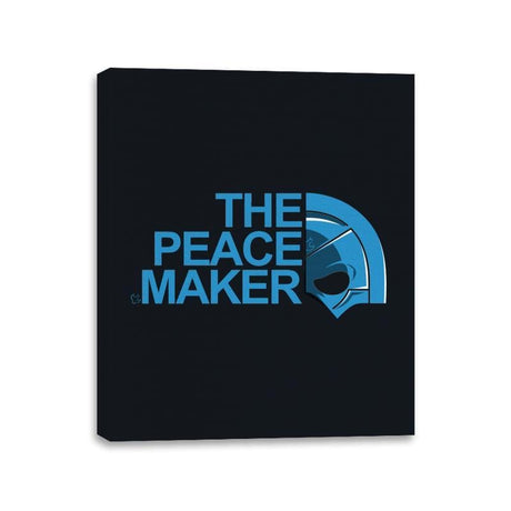 The Peace Face - Canvas Wraps Canvas Wraps RIPT Apparel 11x14 / Black