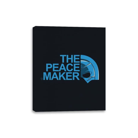 The Peace Face - Canvas Wraps Canvas Wraps RIPT Apparel 8x10 / Black