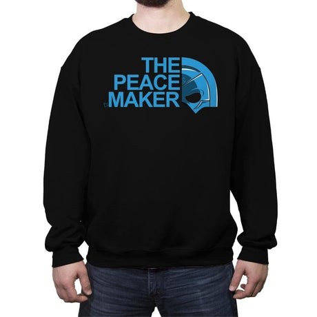 The Peace Face - Crew Neck Sweatshirt Crew Neck Sweatshirt RIPT Apparel Small / Black