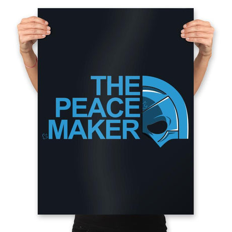 The Peace Face - Prints Posters RIPT Apparel 18x24 / Black