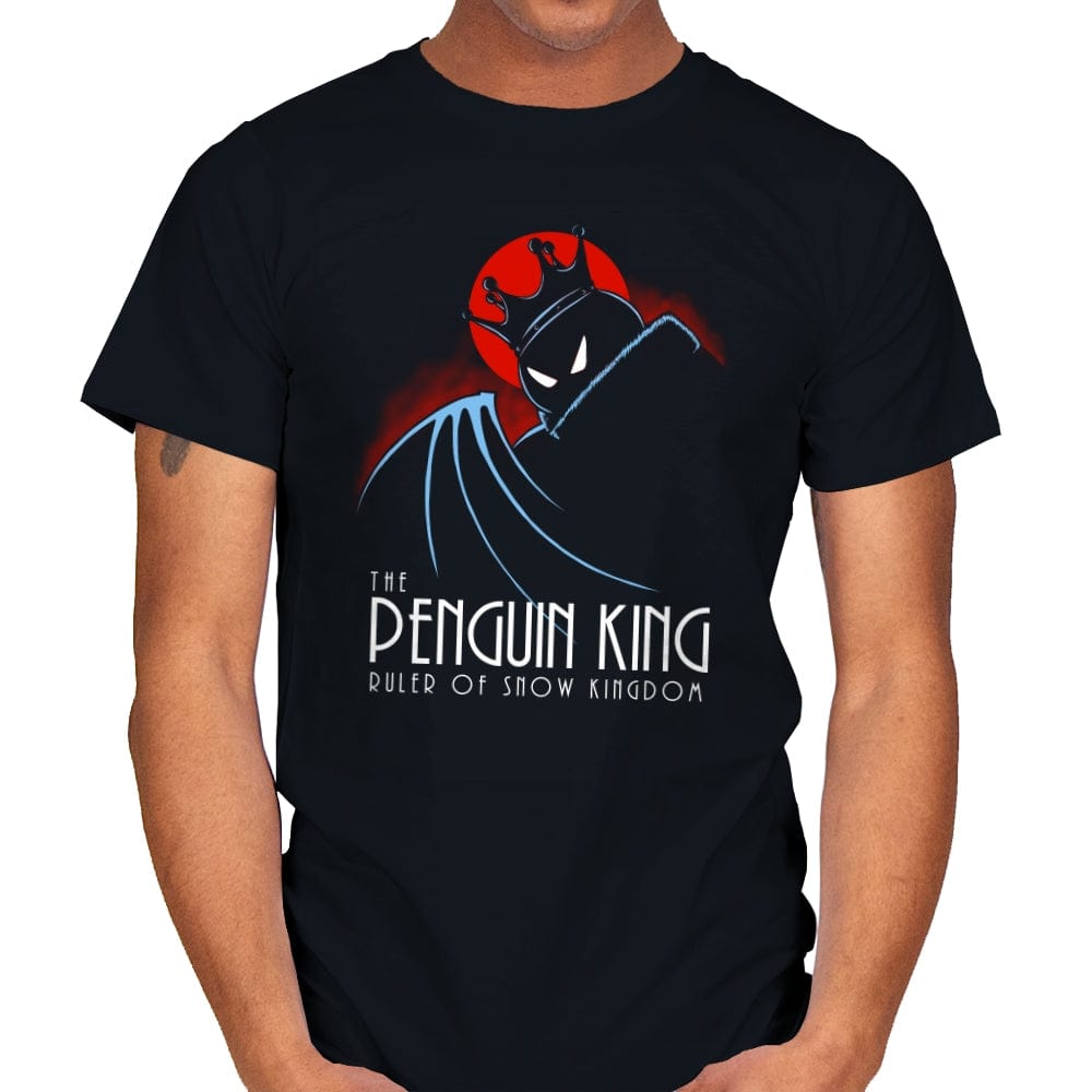 The Penguin King - Mens T-Shirts RIPT Apparel Small / Black