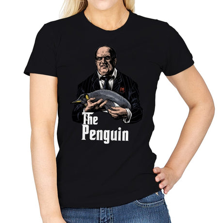 The Penguin - Womens T-Shirts RIPT Apparel Small / Black