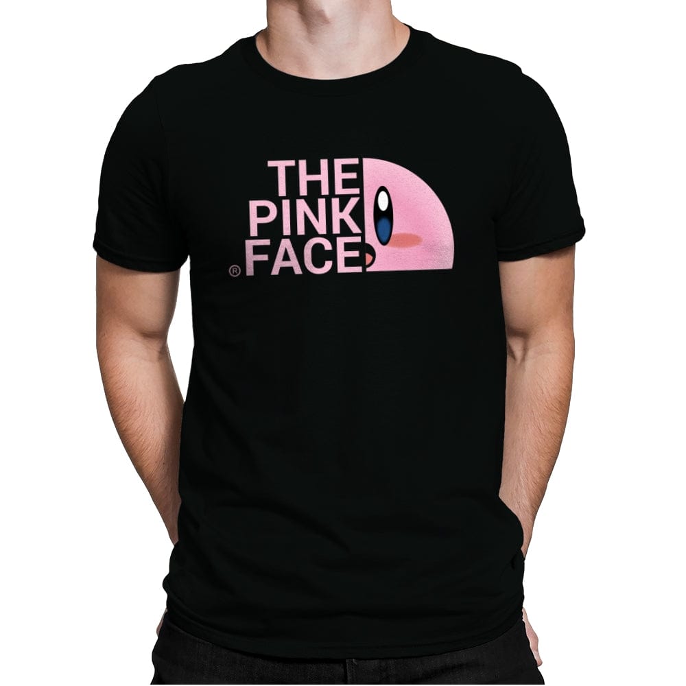 The Pink Face - Mens Premium T-Shirts RIPT Apparel Small / Black