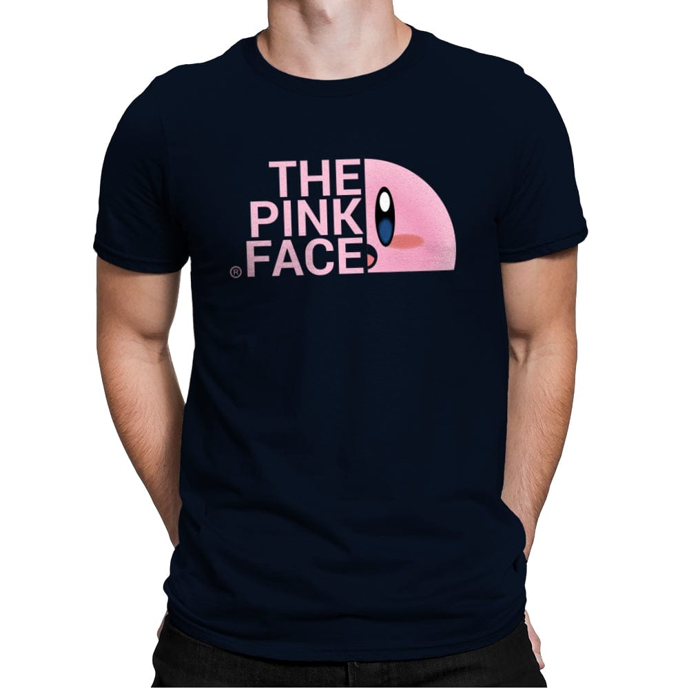 The Pink Face - Mens Premium T-Shirts RIPT Apparel Small / Midnight Navy