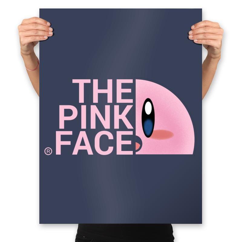 The Pink Face - Prints Posters RIPT Apparel 18x24 / Navy