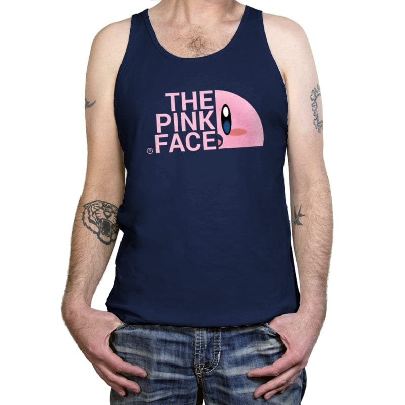 The Pink Face - Tanktop Tanktop RIPT Apparel X-Small / Navy