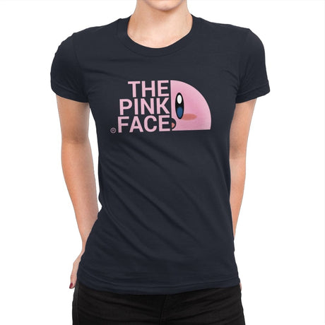 The Pink Face - Womens Premium T-Shirts RIPT Apparel Small / Midnight Navy