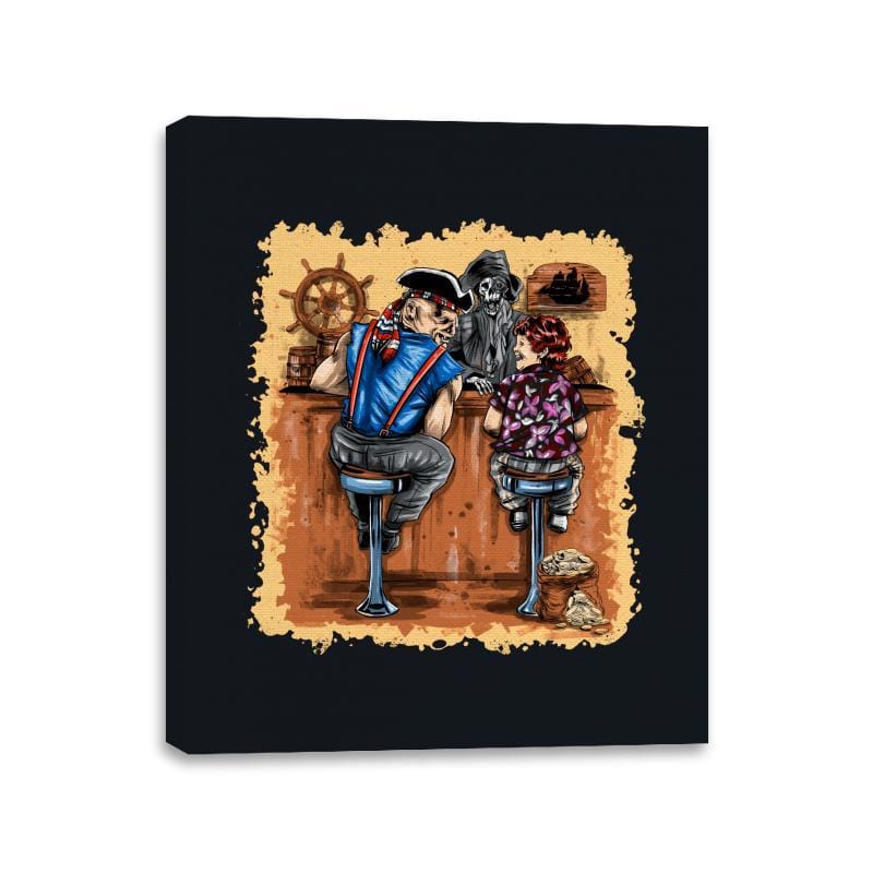 The Pirates - Canvas Wraps Canvas Wraps RIPT Apparel 11x14 / Black