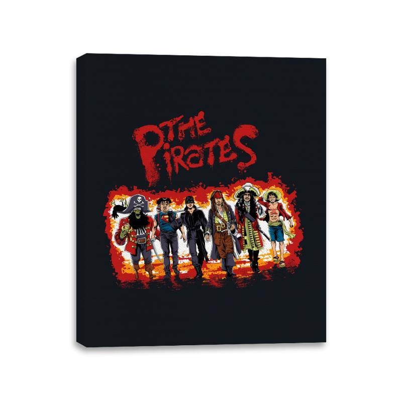 The Pirates - Canvas Wraps Canvas Wraps RIPT Apparel 11x14 / Black