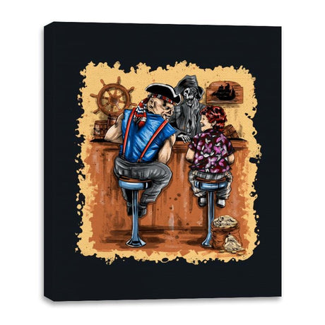 The Pirates - Canvas Wraps Canvas Wraps RIPT Apparel 16x20 / Black