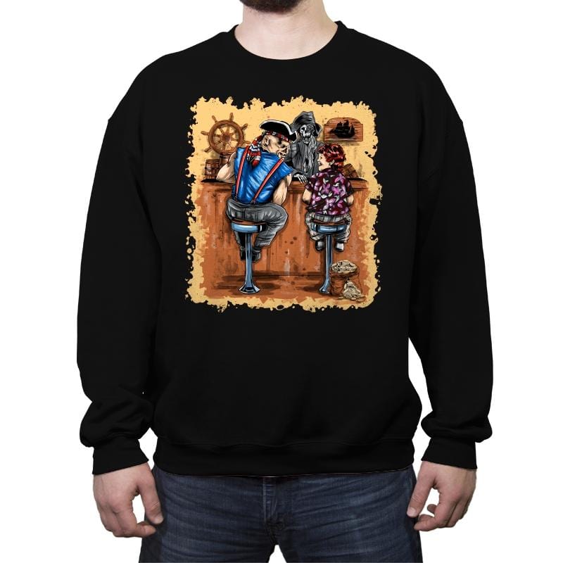 The Pirates - Crew Neck Sweatshirt Crew Neck Sweatshirt RIPT Apparel Small / Black