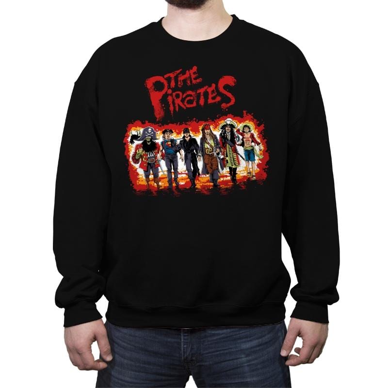 The Pirates - Crew Neck Sweatshirt Crew Neck Sweatshirt RIPT Apparel Small / Black