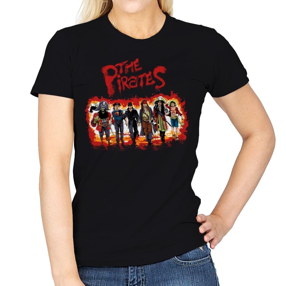 The Pirates - Womens T-Shirts RIPT Apparel Small / Black