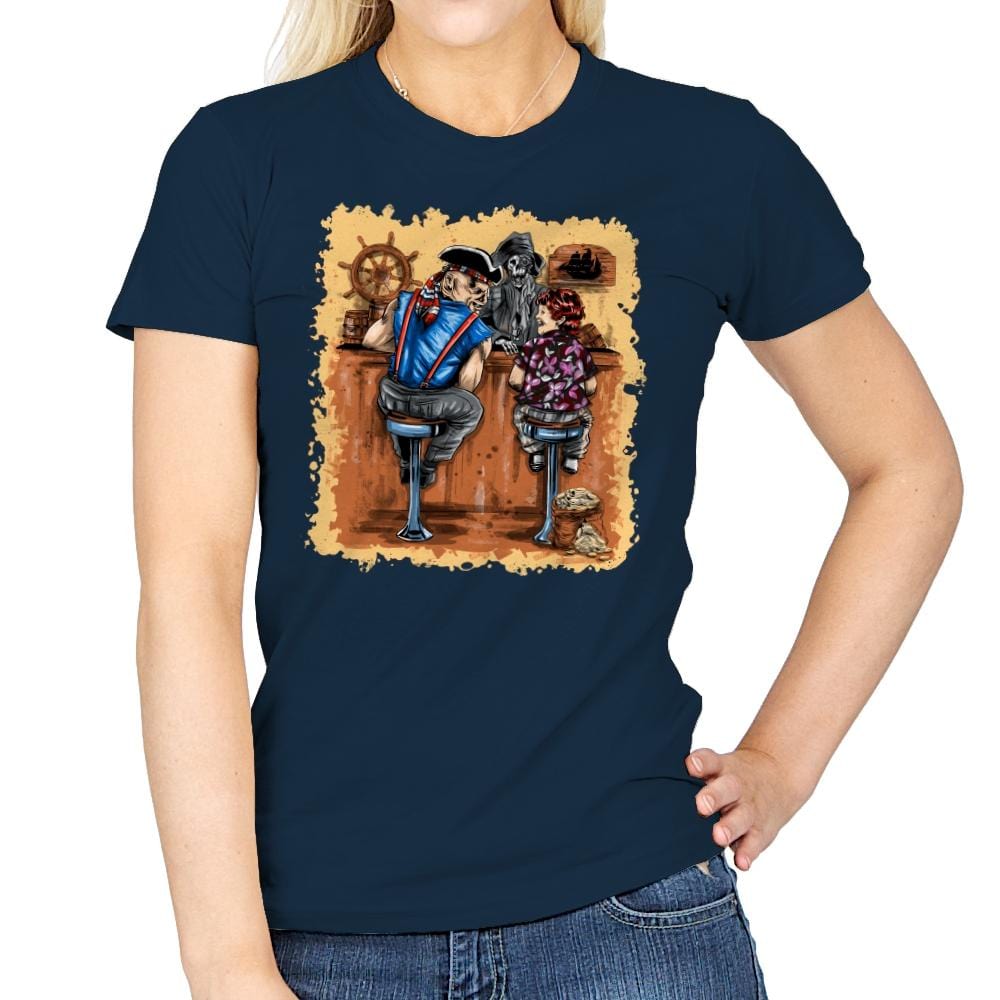 The Pirates - Womens T-Shirts RIPT Apparel Small / Navy