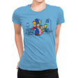 The Plumbers - Womens Premium T-Shirts RIPT Apparel Small / Turquoise