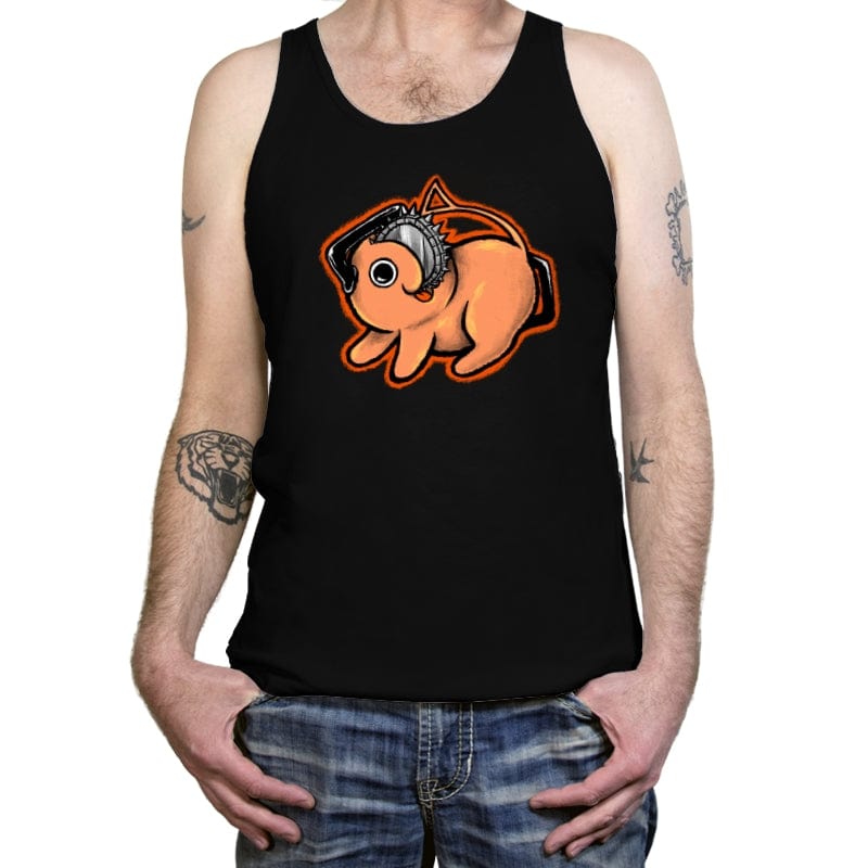 The Pochi King - Tanktop Tanktop RIPT Apparel X-Small / Black