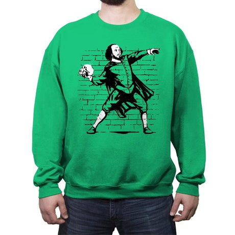 The Poet - Crew Neck Sweatshirt Crew Neck Sweatshirt RIPT Apparel Small / Irish Green