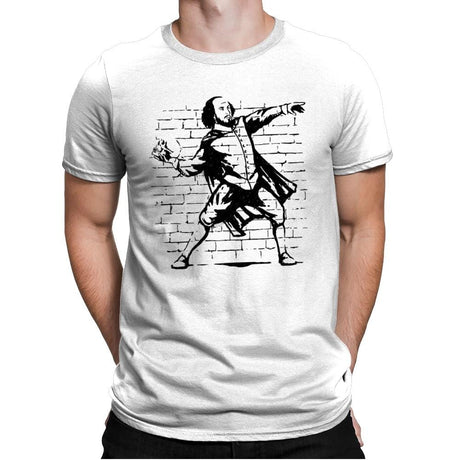 The Poet - Mens Premium T-Shirts RIPT Apparel Small / White