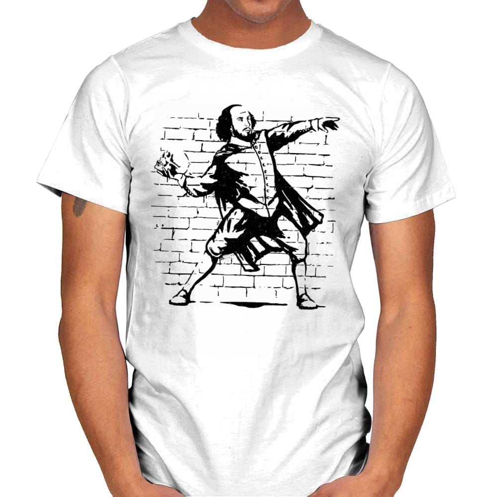 The Poet - Mens T-Shirts RIPT Apparel Small / White