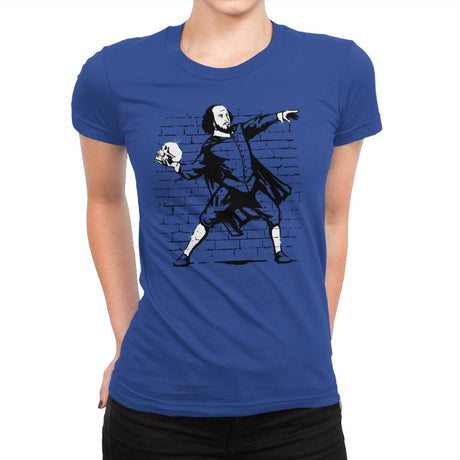 The Poet - Womens Premium T-Shirts RIPT Apparel Small / Royal