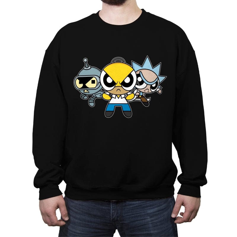 The Powerpuff Drinkers - Crew Neck Sweatshirt