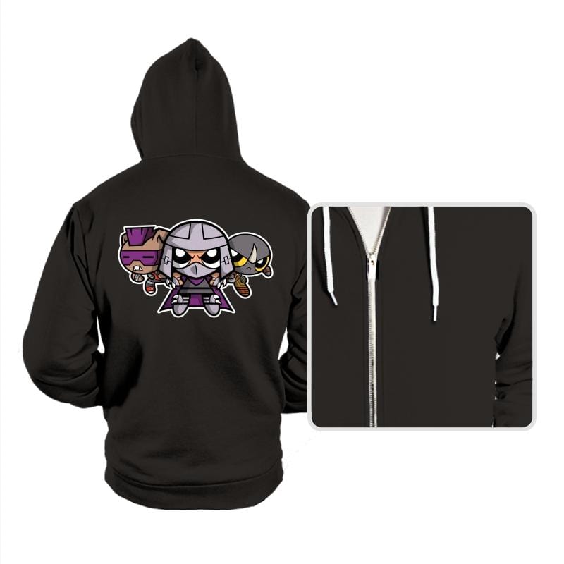 The Powerpuff Foot - Hoodies Hoodies RIPT Apparel Small / Black