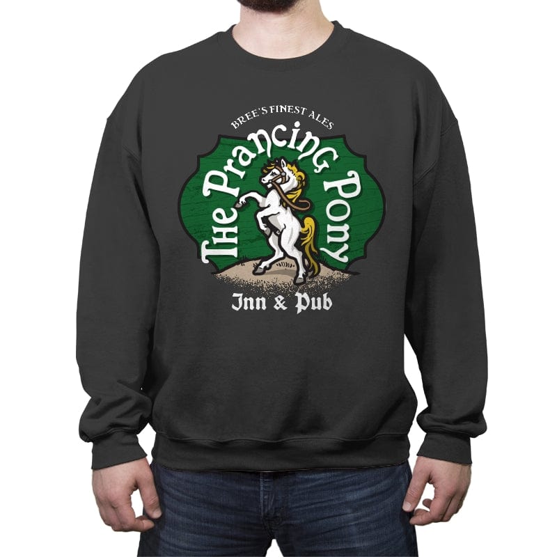 The Prancing Pony Inn and Pub - Crew Neck Sweatshirt Crew Neck Sweatshirt RIPT Apparel Small / Charcoal