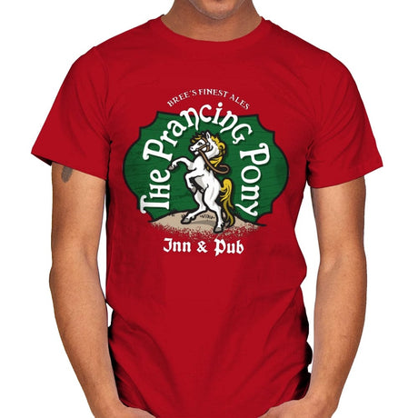 The Prancing Pony Inn and Pub - Mens T-Shirts RIPT Apparel Small / Red