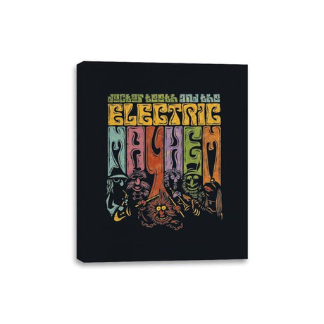 The Psychedelic Mayhem - Canvas Wraps Canvas Wraps RIPT Apparel 8x10 / Black