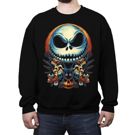 The Pumpkin King - Crew Neck Sweatshirt Crew Neck Sweatshirt RIPT Apparel Small / Black