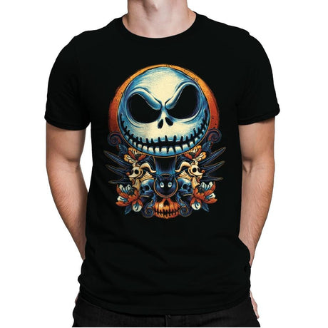 The Pumpkin King - Mens Premium T-Shirts RIPT Apparel Small / Black