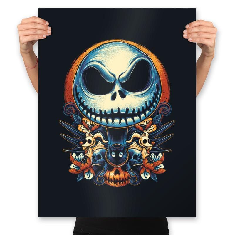 The Pumpkin King - Prints Posters RIPT Apparel 18x24 / Black