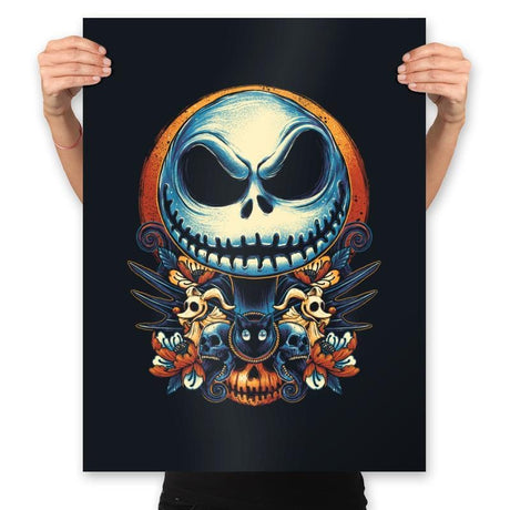 The Pumpkin King - Prints Posters RIPT Apparel 18x24 / Black