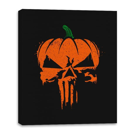 The Pumpkinsher - Canvas Wraps Canvas Wraps RIPT Apparel 16x20 / Black