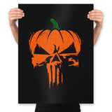 The Pumpkinsher - Prints Posters RIPT Apparel 18x24 / Black